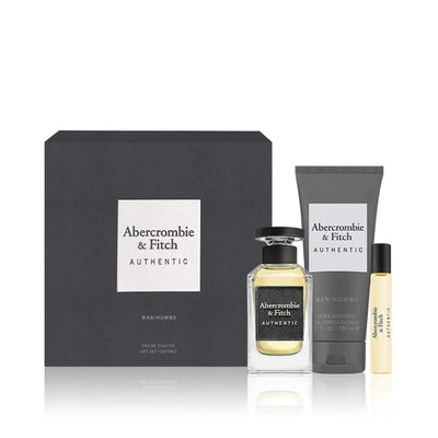 ABERCROMBIE & FITCH AUTHENTIC GIFT SET FOR MEN