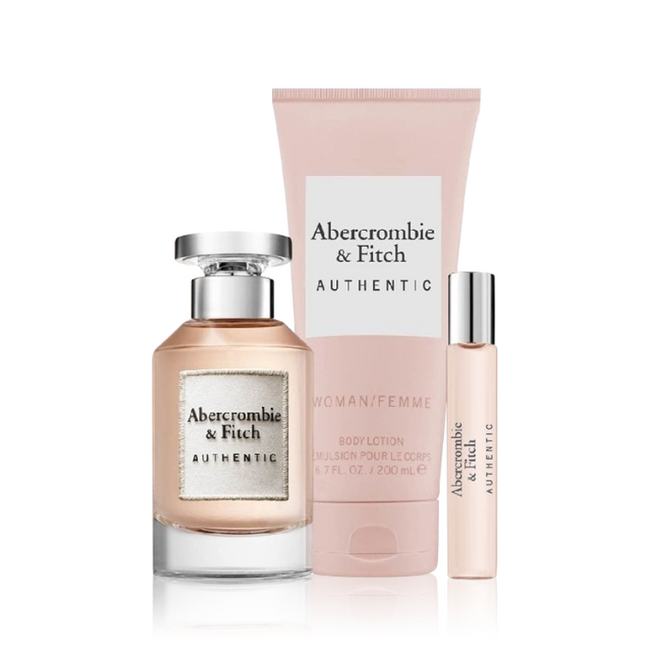 ABERCROMBIE & FITCH AUTHENTIC GIFT SET FOR WOMEN