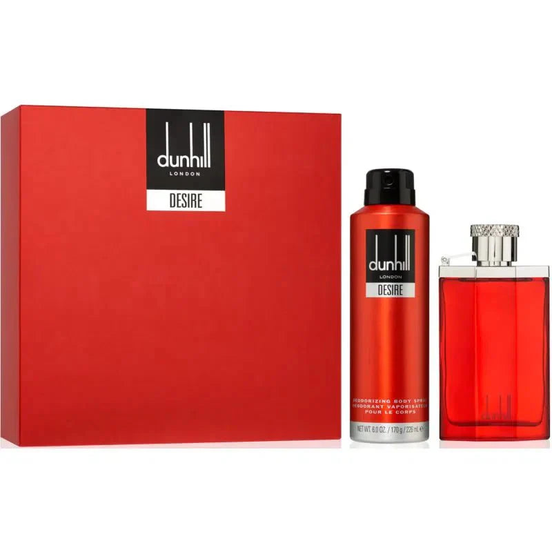 DUNHILL DESIRE RED MEN SET (EDT 100ML+B/S 226ML)