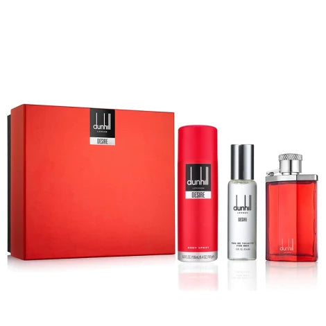 DUNHILL DESIRE RED 3S SET(100ML+DEO 195ML+EDT 30ML)