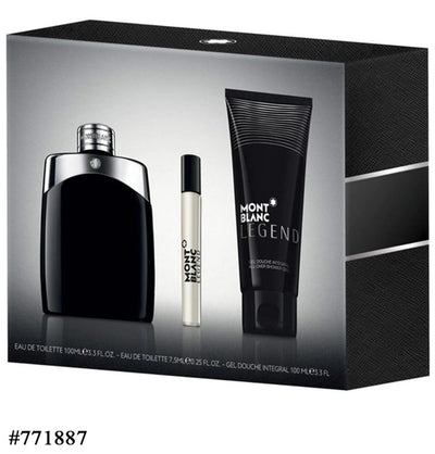 MONT BLANC LEGEND 3S SET (EDT 100ML+EDT 7.5ML+S/GEL 100ML)