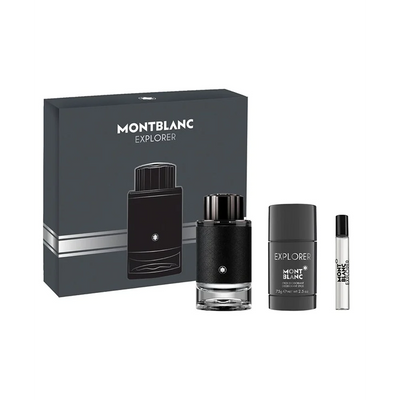 MONT BLANC EXPLORER MEN 100ML+7.5ML+DEO STICK 75GM TRAVEL PACK