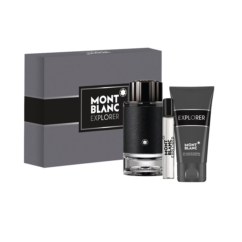 MONT BLANC EXPLORER MEN EDP 3S SET (100ML+7.5ML+ 100ML S/G)