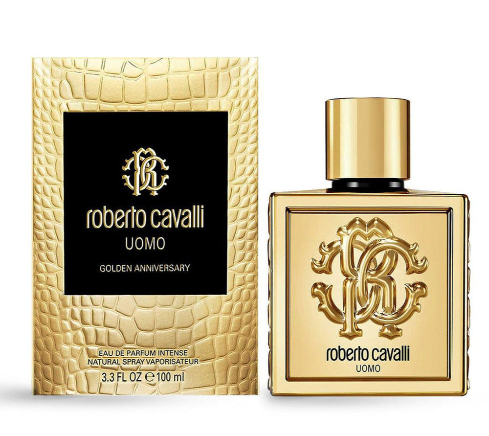 ROBERTO CAVALI UOMO GOLDEN ANNIVERSARY INTENSE MEN  EDP 100ML