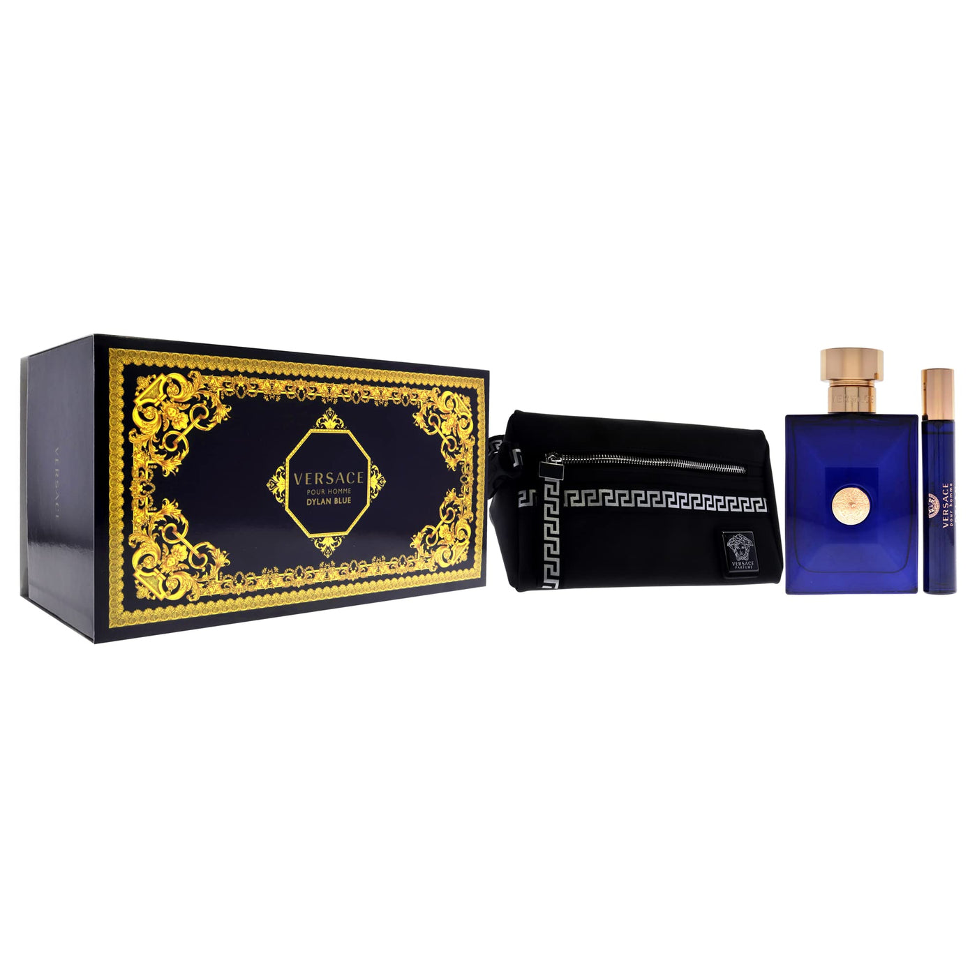 VERSACE DYLAN BLUE 3S SET (EDT 100ML +EDT 10ML+TROUSE)