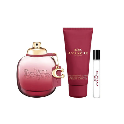 COACH LOVE WOMEN 3S SET (EDP 90ML+100ML B/L+EDP 7.5ML)
