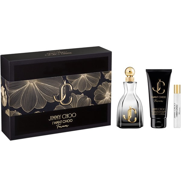 JIMMY CHOO I WANT CHOO FOREVER 3S SET (EDP 100ML +7.5ML EDP+100ML B/L)
